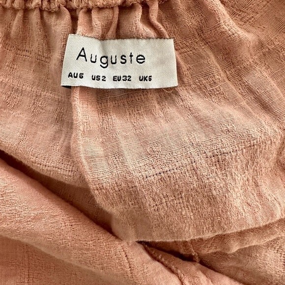 Auguste the Label Willow Day Dress High Low in Blush color Sz XS - Picture 9 of 14